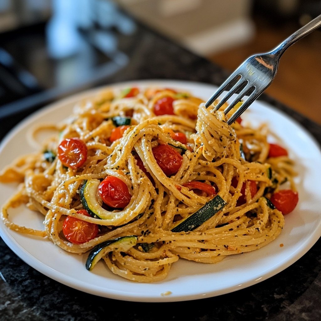 Valentine Dinner Roasted Veggie Pasta