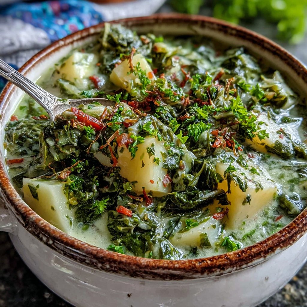 Spring Spinach And Potato Soup