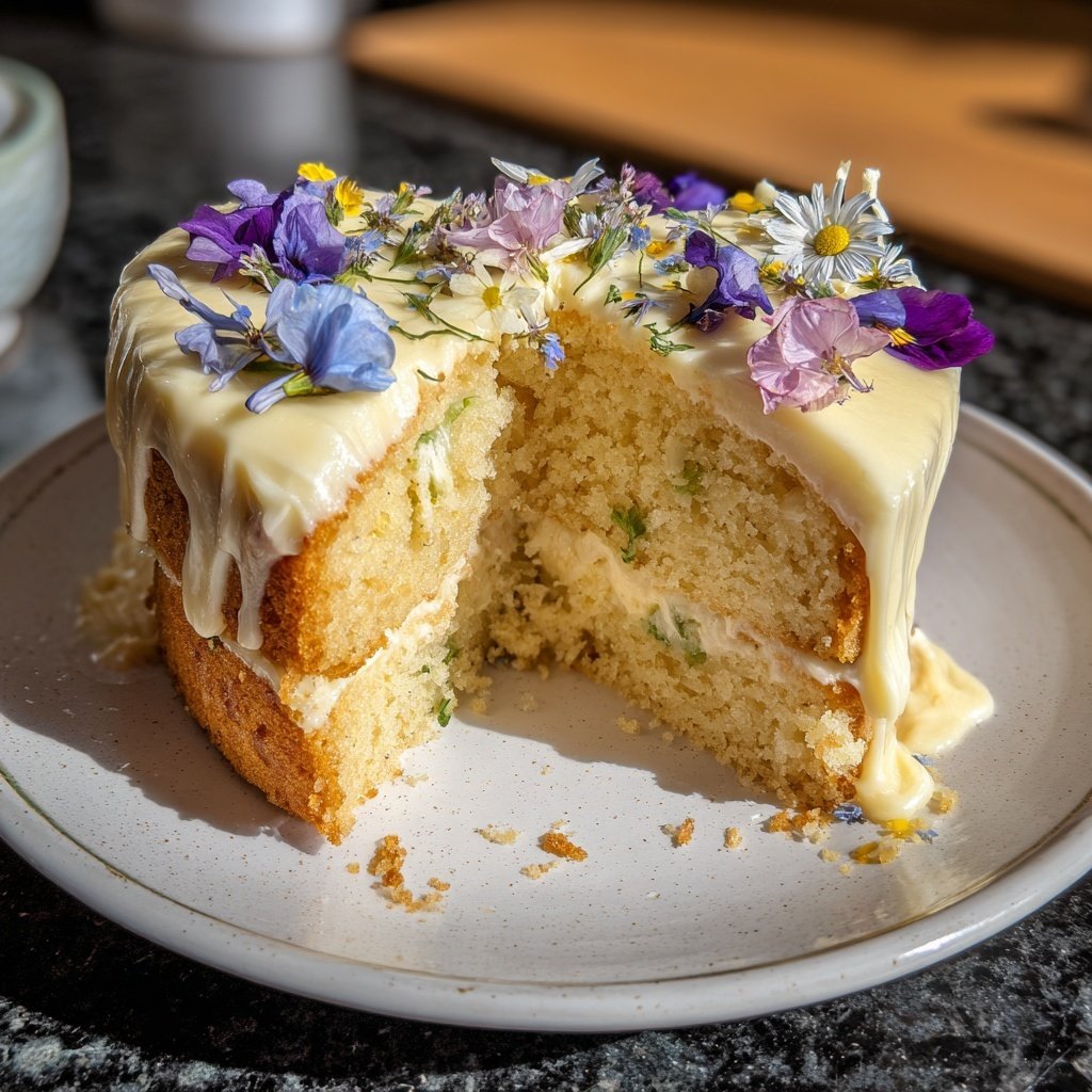 Mini Heart Cake with Almond Sponge