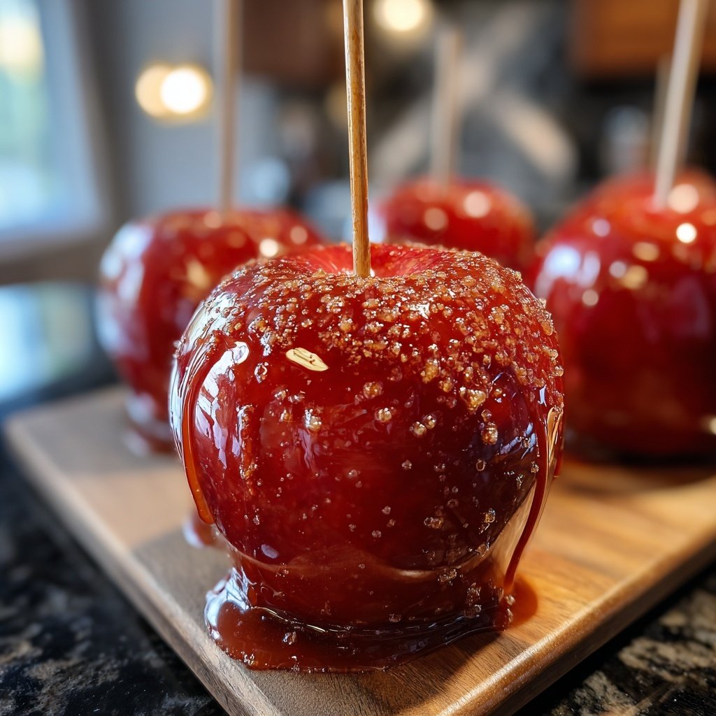 Homemade Cinnamon Candy Apples