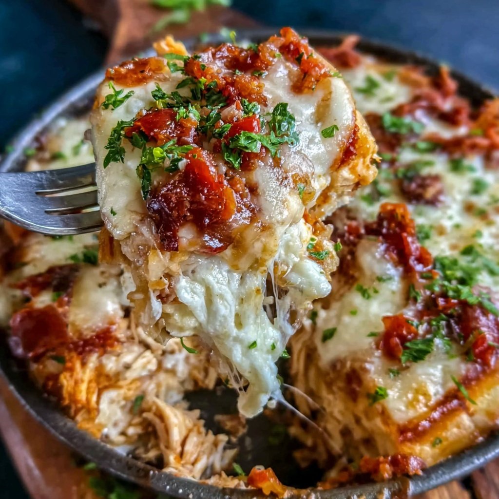 Shredded Chicken Enchilada Casserole