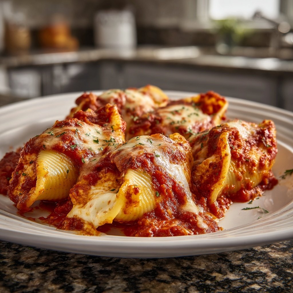 Stuffed Shells with Cheese