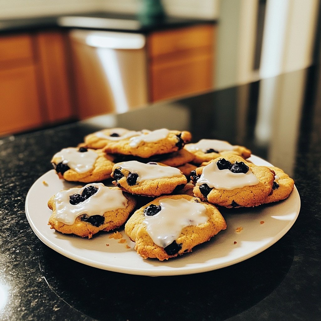 Lemon Blueberry Cookies