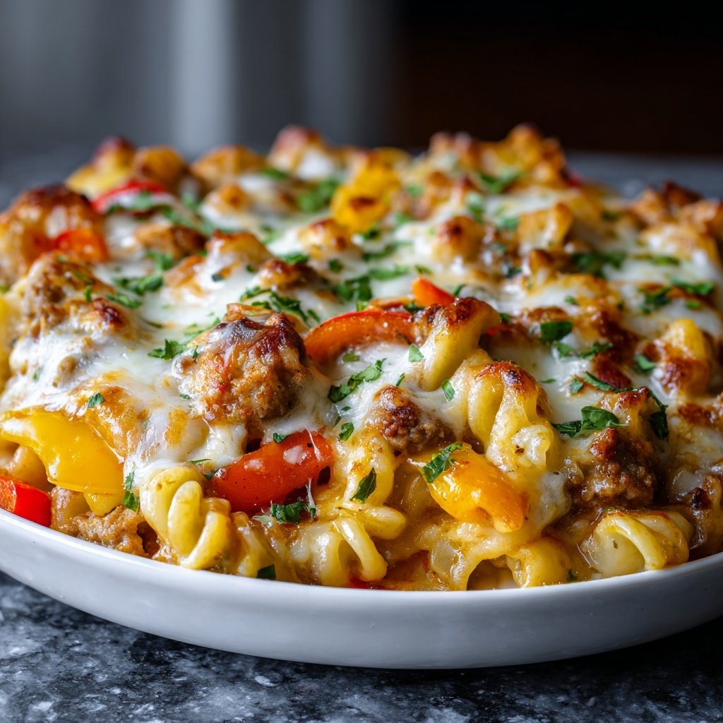 Ground Turkey Pasta Bake